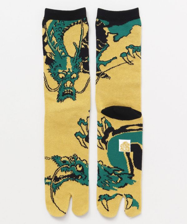 Chaussettes TABI - Dragon Noir 25-28cm