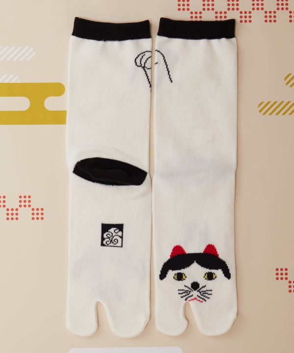 TABI Socks - FUKU-NEKO 23-25cm