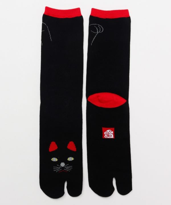 TABI Socks - FUKU-NEKO 25-28cm Socks by Kaya - Ametsuchi