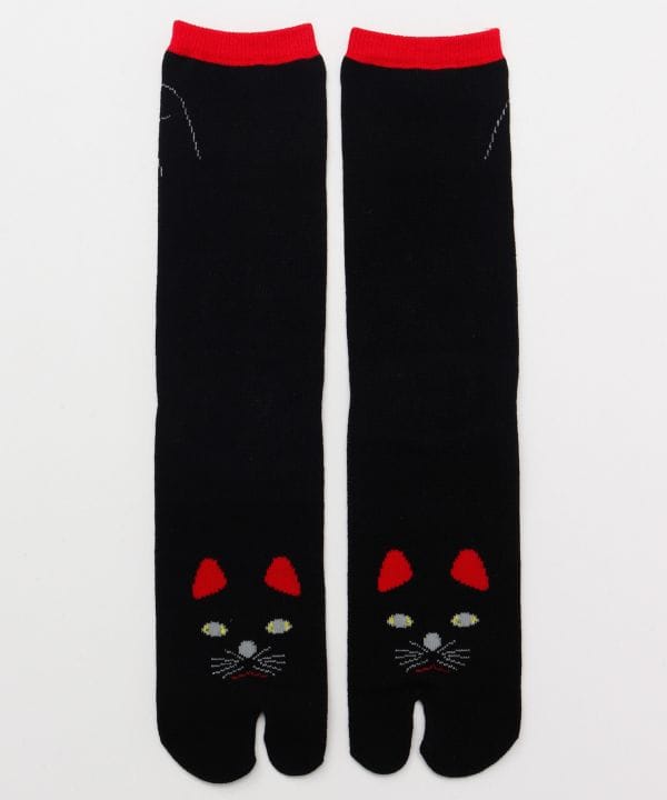 TABI Socks - FUKU-NEKO 25-28cm Socks by Kaya - Ametsuchi