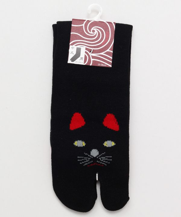 TABI Socks - FUKU-NEKO 25-28cm Socks by Kaya - Ametsuchi