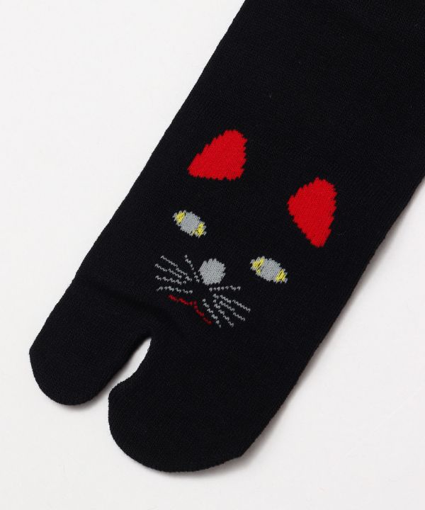 TABI Socks - FUKU-NEKO 25-28cm Socks by Kaya - Ametsuchi