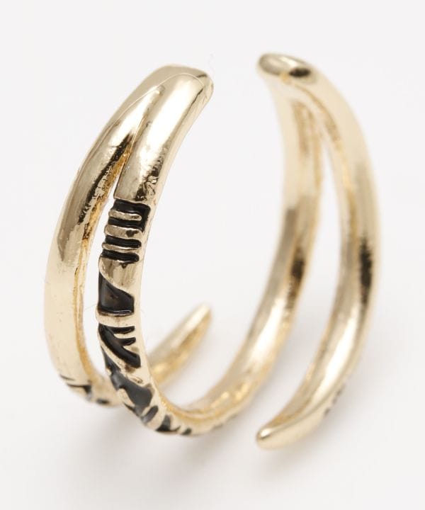 Tuareg Style Motif Ear Cuff Earrings by AMINA - Ametsuchi