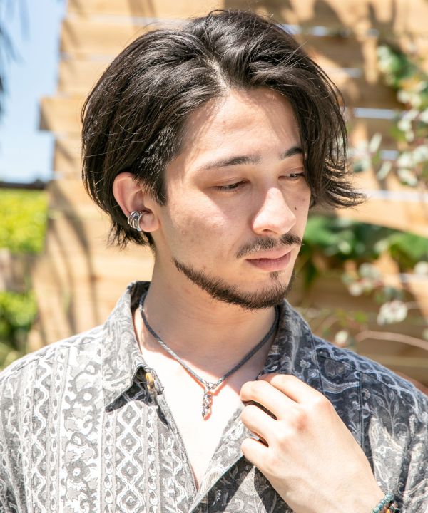 Tuareg Style Motif Ear Cuff Earrings by AMINA - Ametsuchi