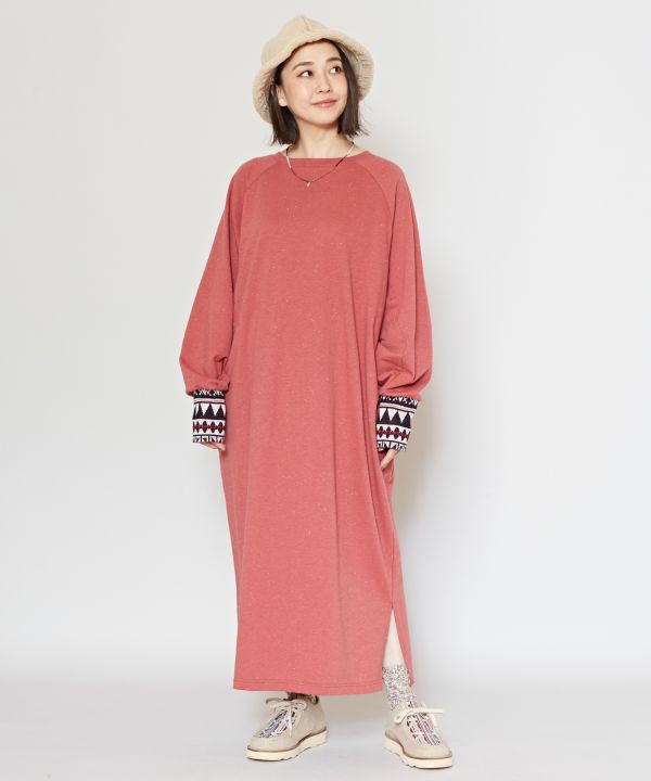 Relaxed Fit Dolman Sleeve Dress