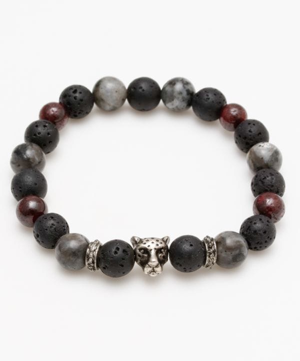 Birthstone x Lava Stone Bracelet