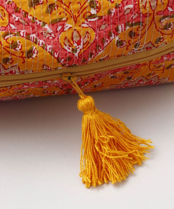 Block Print Style Pouch