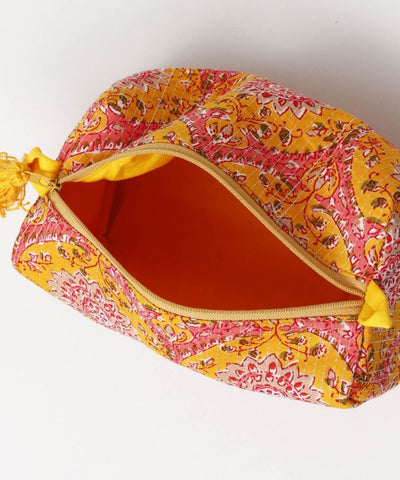 Block Print Style Pouch