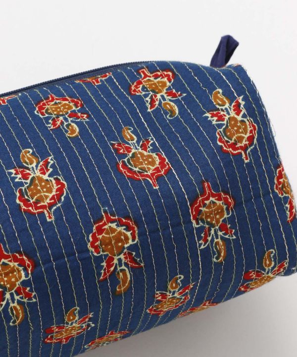 Block Print Style Pouch