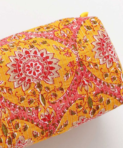 Block Print Style Pouch