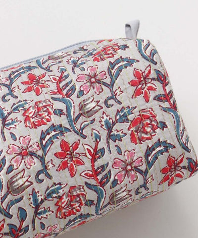 Block Print Style Pouch