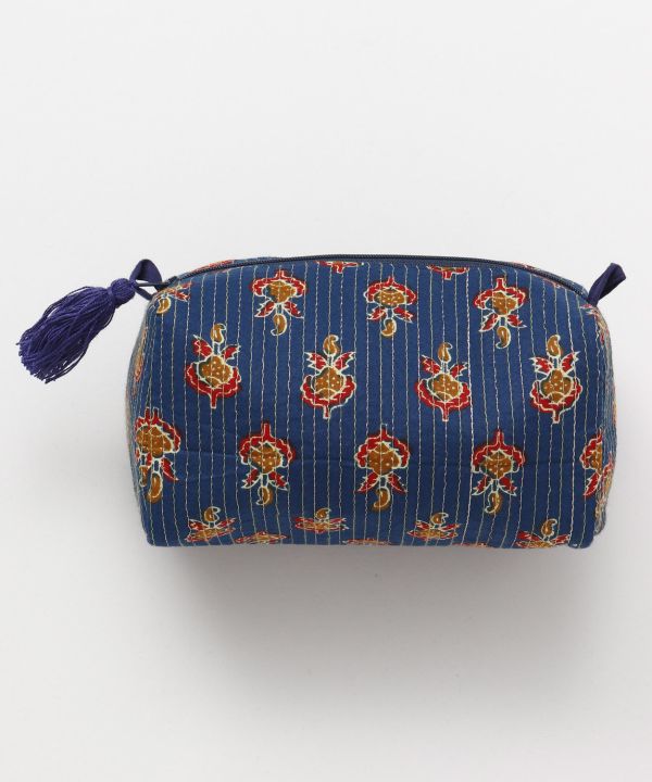 Block Print Style Pouch