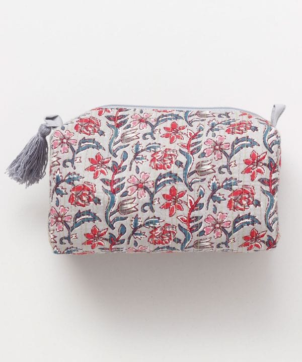 Block Print Style Pouch