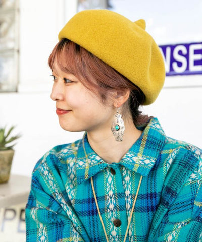 Buckle Shaped Concho Earrings