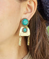 Boucles d’oreilles Concho de style Navajo