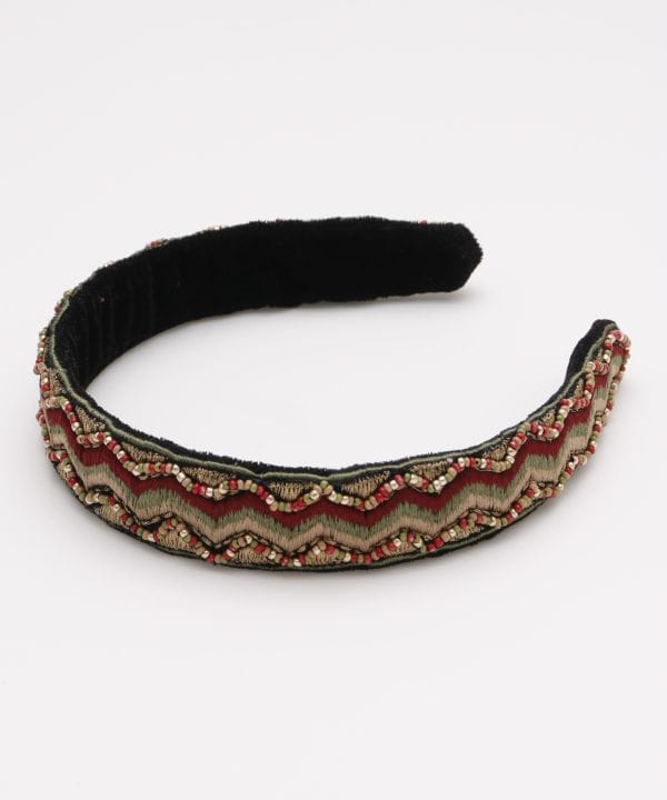 Zigzag Embroidered Headband