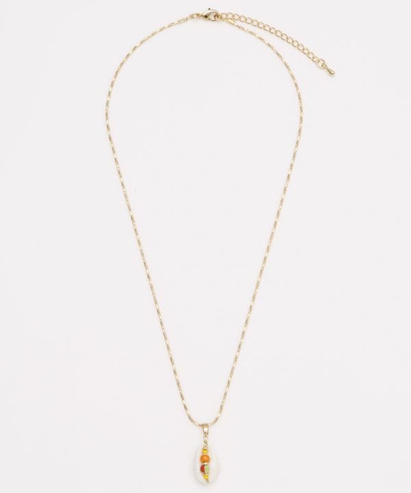 Shell x Beads Pendant Necklace