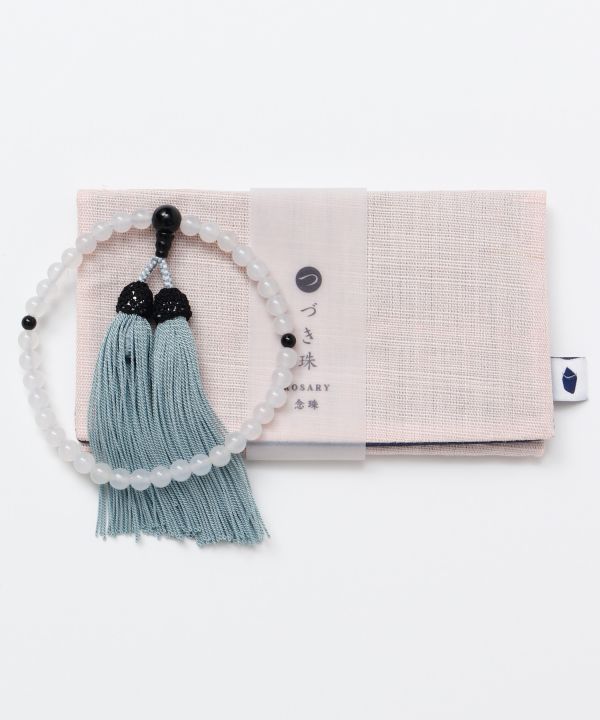 NENJU - Rosary SHIRO-TSUDUKI with Pouch