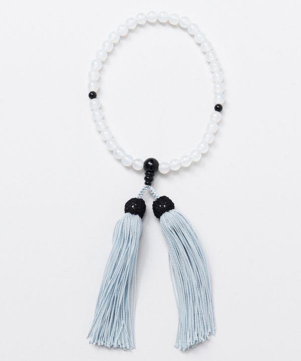 NENJU - Rosary SHIRO-TSUDUKI with Pouch
