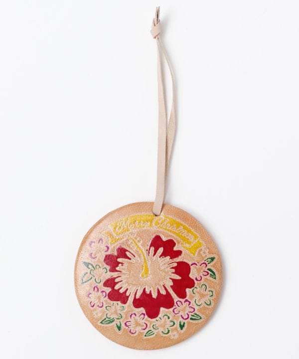Hawaiian Leather Holiday Ornament