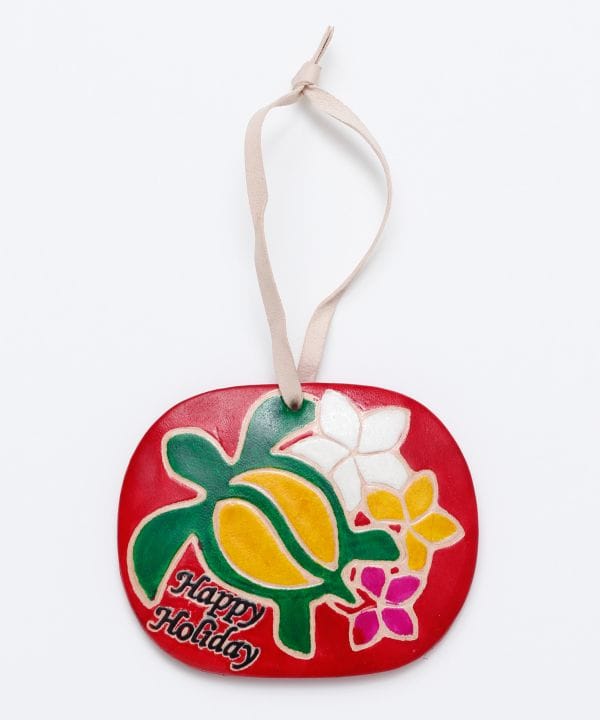 Hawaiian Leather Holiday Ornament
