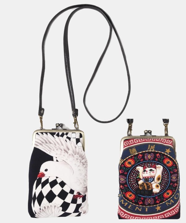 TAMAO SHIGEMUNE x KAYA - GAMAGUCHI Shoulder Bag