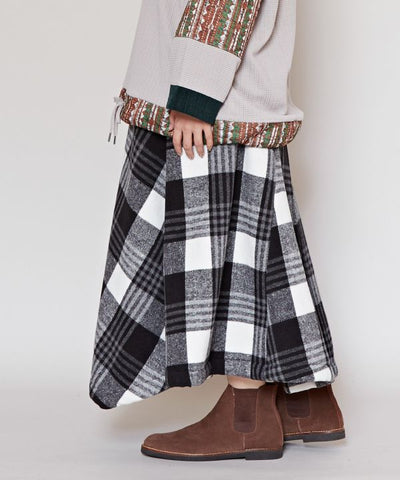 Viera Plaid Versatile Skirt