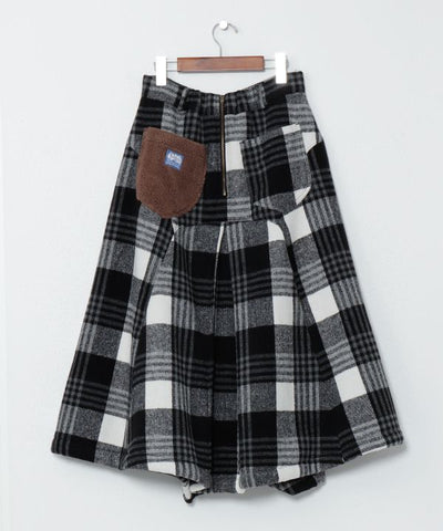 Viera Plaid Versatile Skirt
