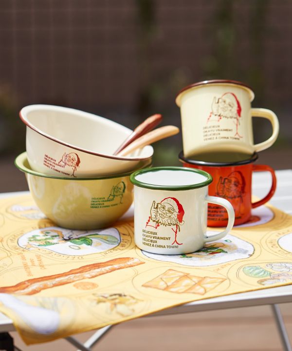 Amina x 謝甜記貮号店 Santa Enamel Mug