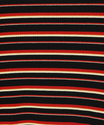 Striped Rib Knit Top