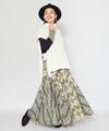Falda estampada con patrón tradicional indio