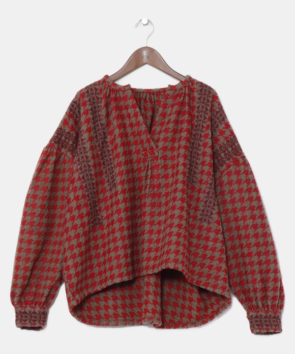 Houndstooth Top