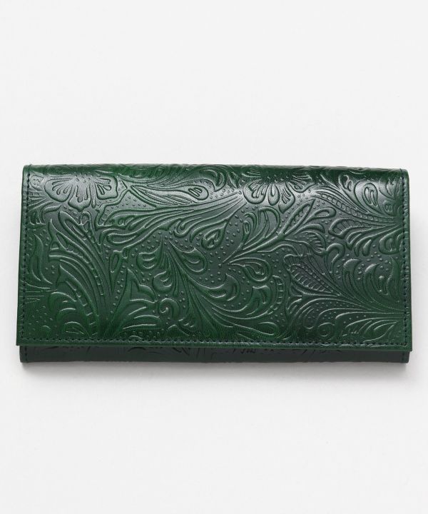 Goat Leather Long Wallet