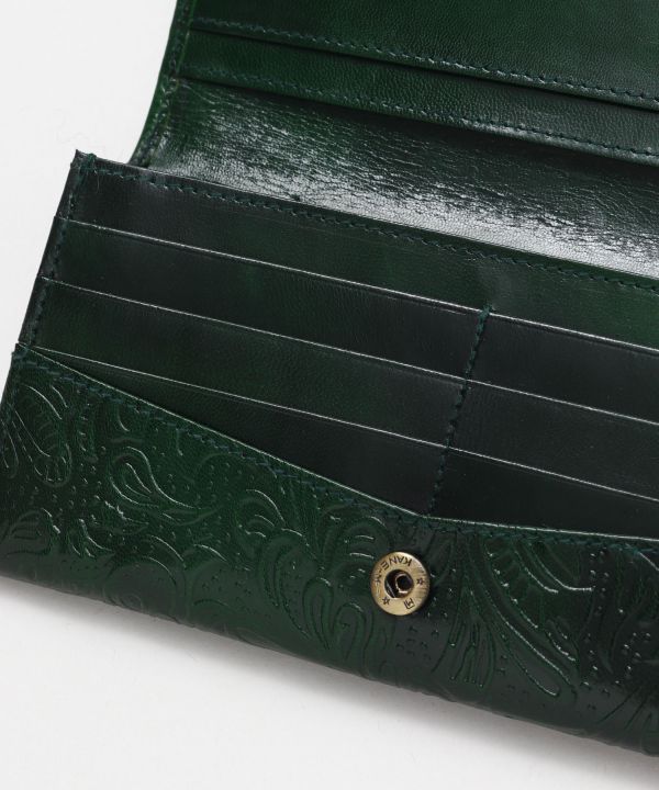 Goat Leather Long Wallet