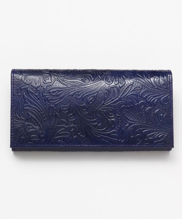 Goat Leather Long Wallet