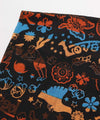 LOVE&PEACE Hippies Tissu Multi 150 x 110 cm