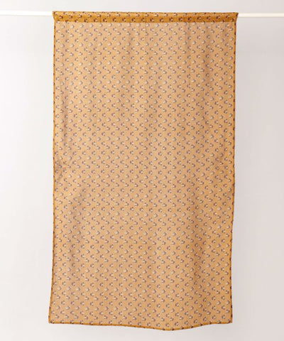 ブロックプリントカーテン 178×105cm