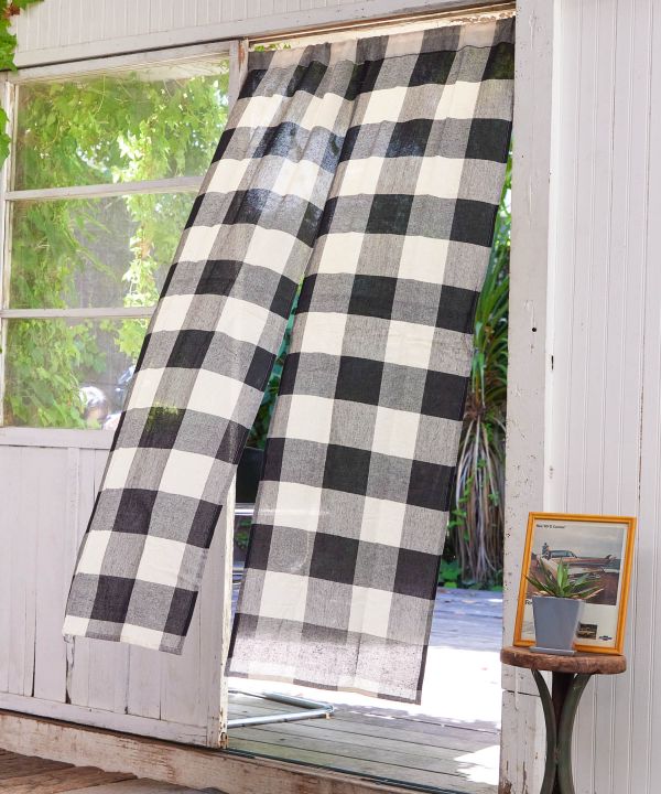 Buffalo Check NOREN Curtain