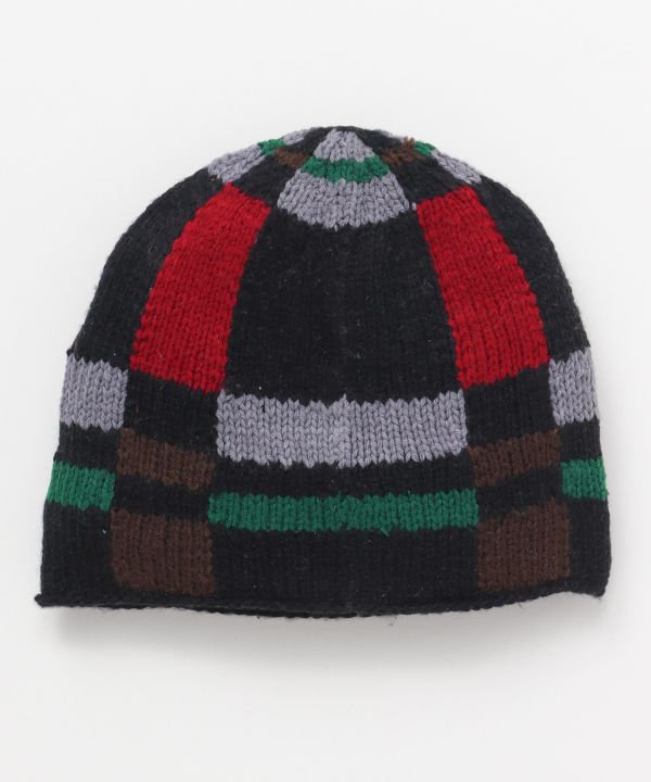 Deep Color Block Beanie