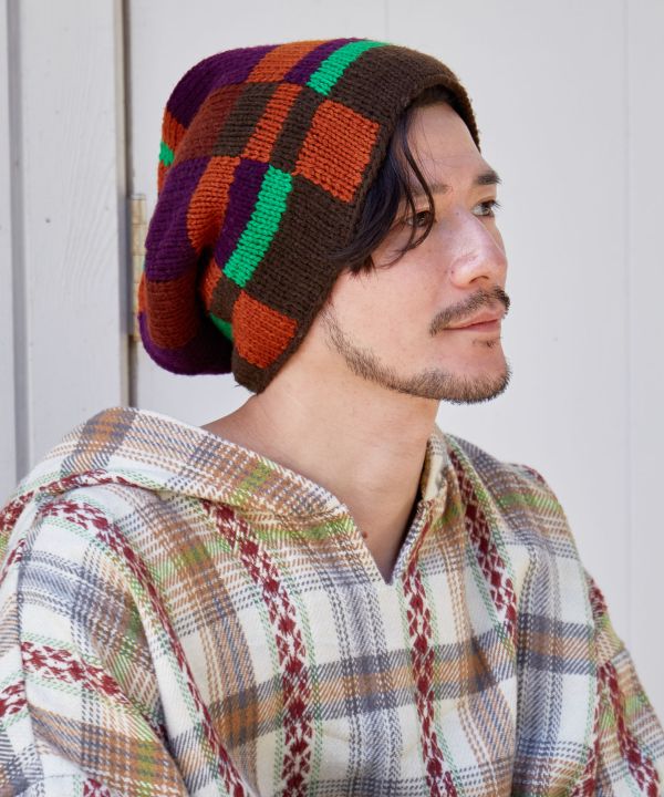 Deep Color Block Beanie