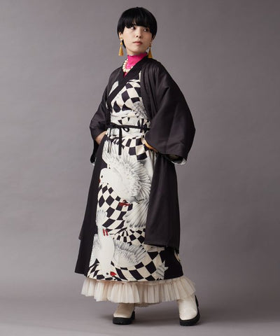 TAMAO SHIGEMUNE x KAYA Modernes Kimonokleid