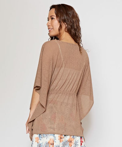 Maomao Sheer Poncho Top