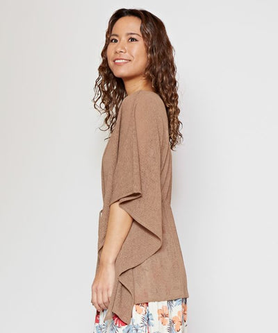 Maomao Sheer Poncho Top