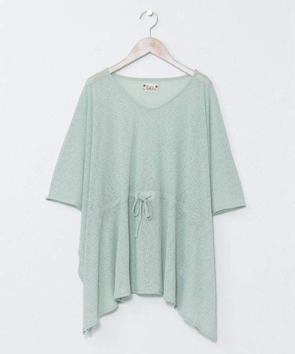 Maomao Sheer Poncho Top