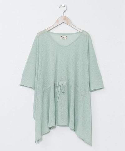 Maomao Sheer Poncho Top