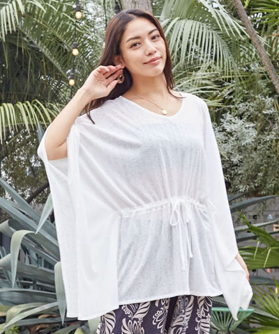 Maomao Sheer Poncho Top