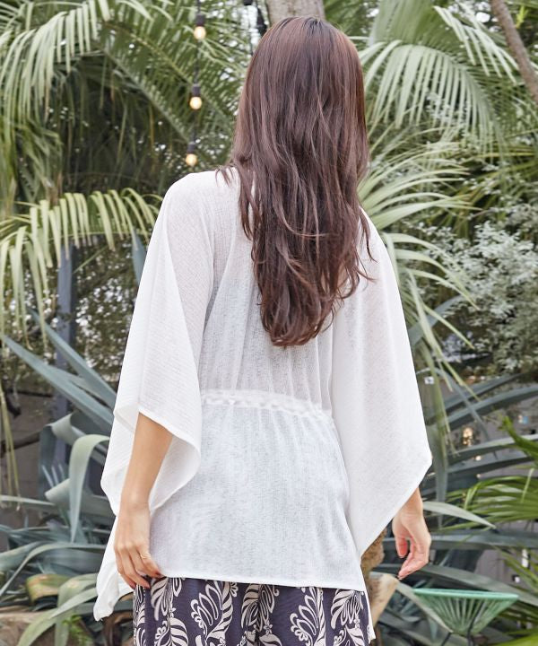 Maomao Sheer Poncho Top