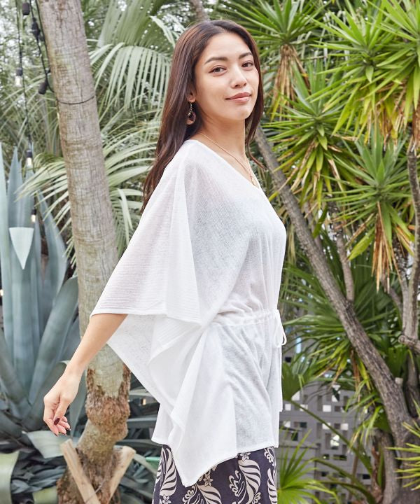 Maomao Sheer Poncho Top
