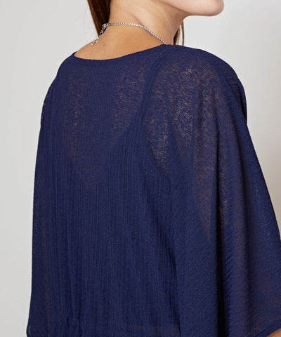 Maomao Sheer Poncho Top