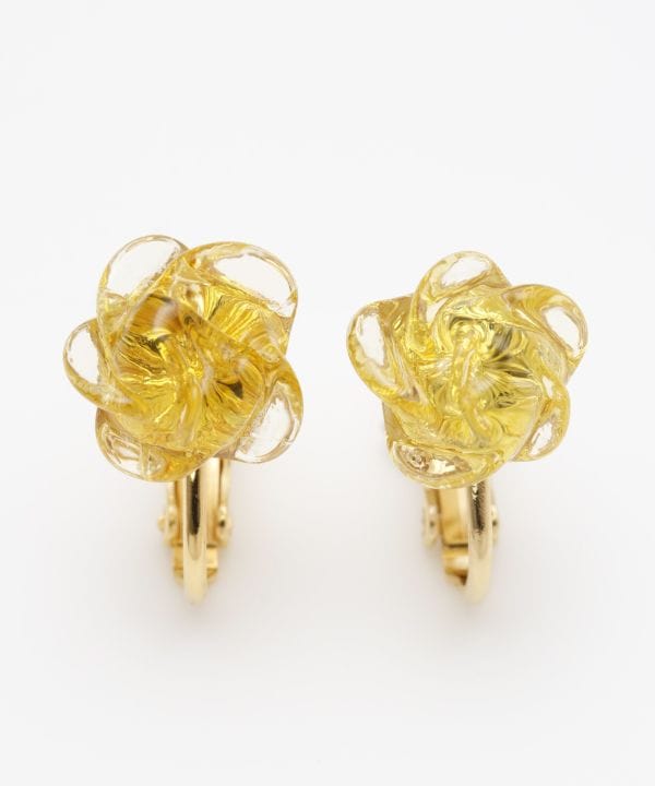 UME Glass Clip Earrings